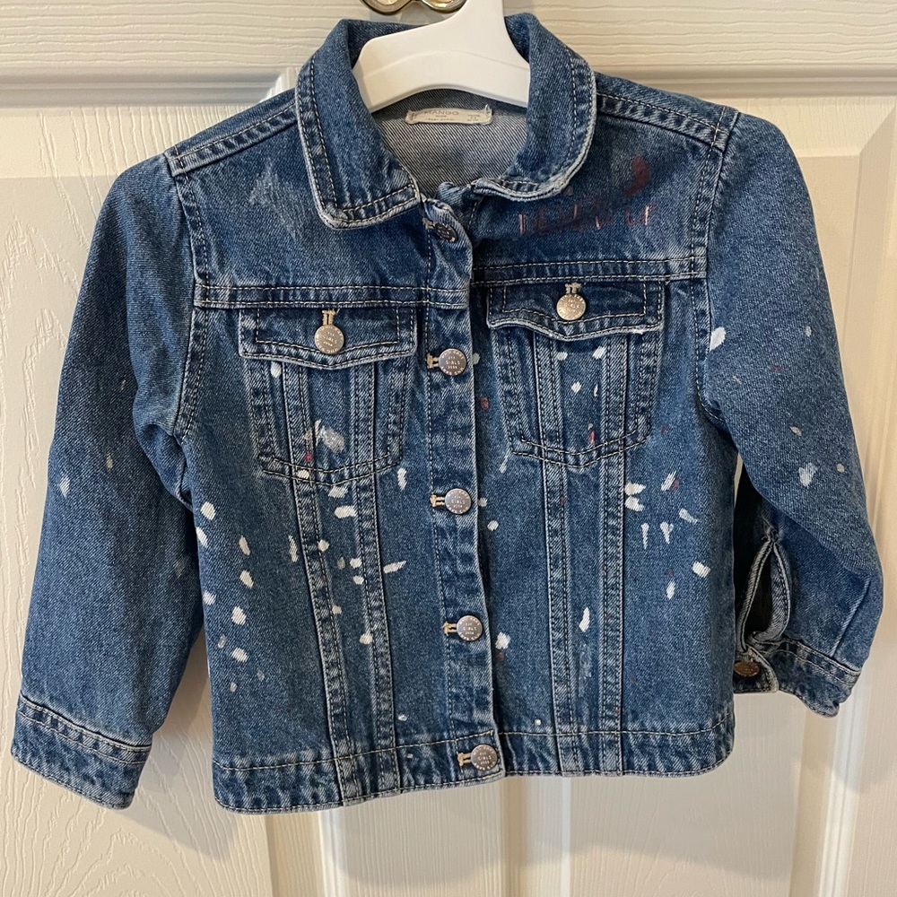 🇪🇸 Mango kids jeans jacket for girls